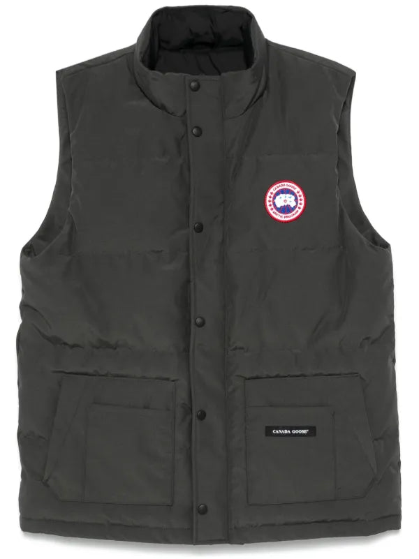 GOOSE Gilet - Grey/Red