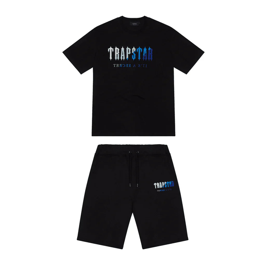 TRAPSTR Short Set - Black/Blue