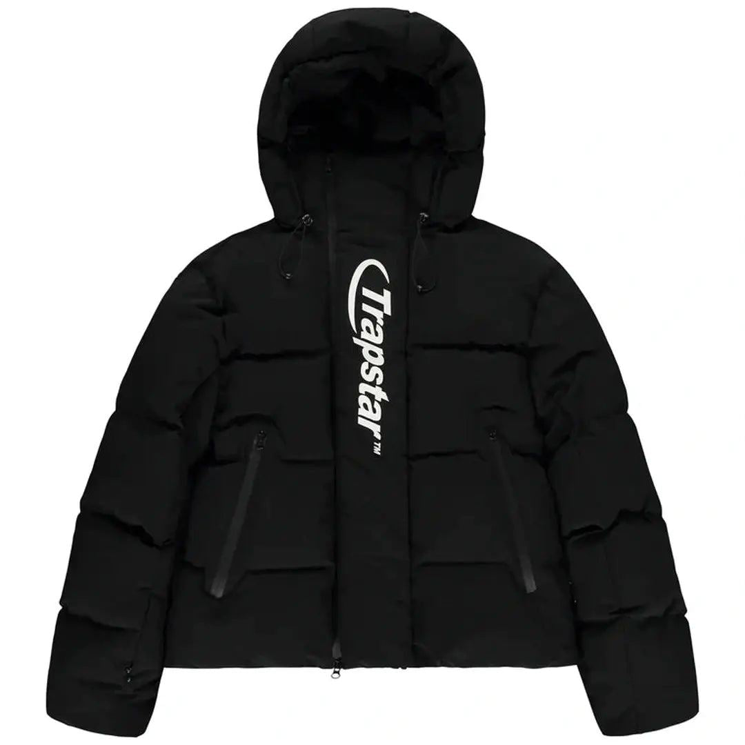 TRAPSTR Puffer Jacket - Black